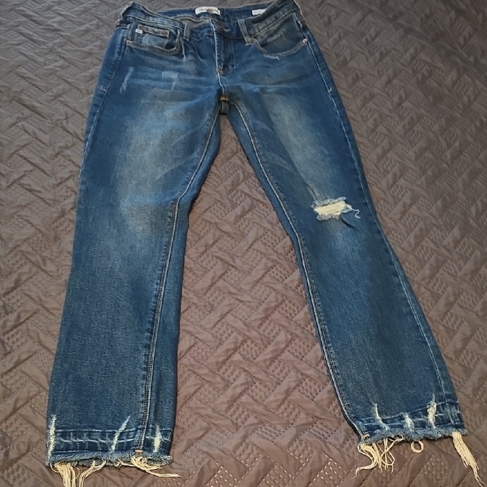 Dear John Dark Blue Straight Leg Jeans